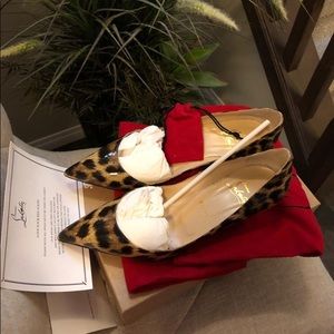 CHRISTIAN LOUBOUTIN Rocket 45 Patent Leopardino